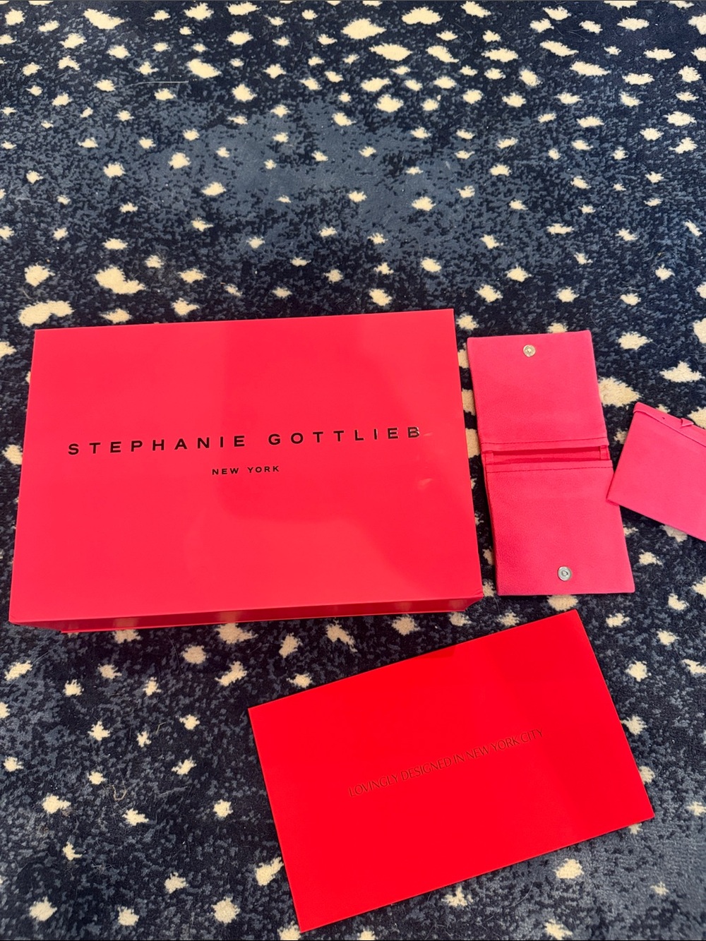 Stephanie Gottlieb New York Pink Jewelry Box Set
